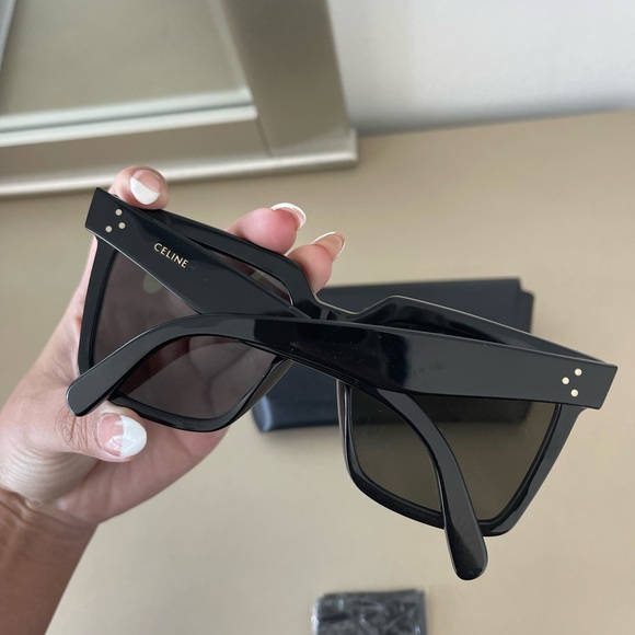 Celine oversized square sunglasses, barely worn, in perfect condition! - Picture 4 of 8